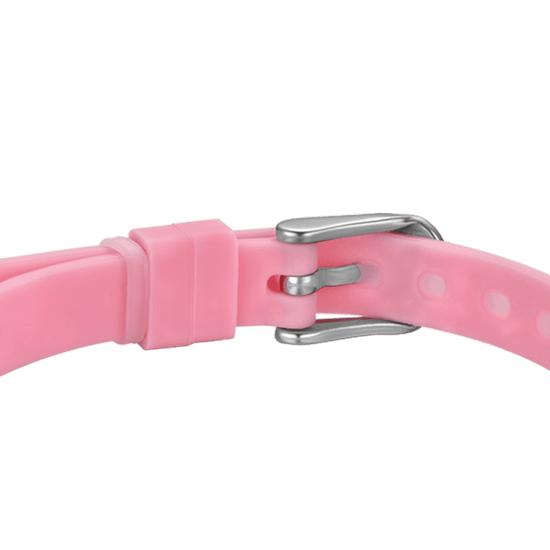 PINK SILICONE WOMEN'S BRACELET