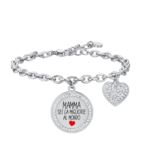 WOMEN'S STEEL BRACELET MOM YOU ARE THE BEST IN THE WORLD