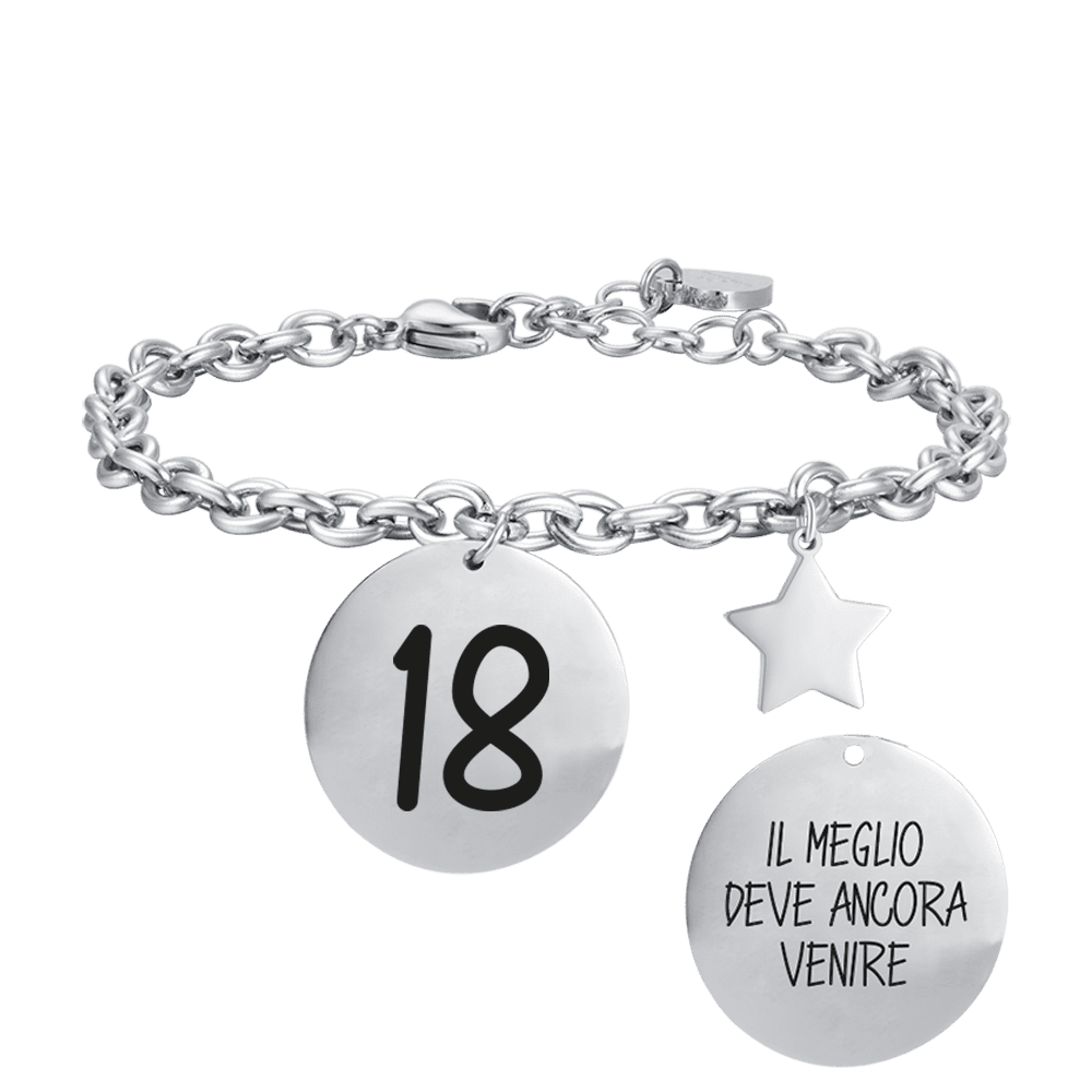 18 STEEL WOMEN'S BRACELET THE BEST IS YET TO COME