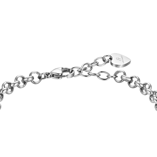 WOMEN'S STEEL BRACELET WITH CHARMS