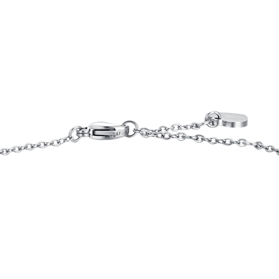 WOMAN'S BRACELET IN STEEL WITH STAR WITH WHITE CRYSTALS Luca Barra