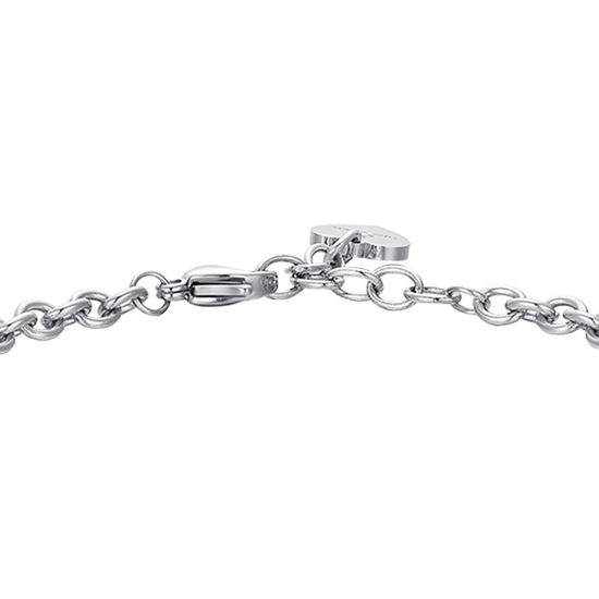 WOMAN'S BRACELET IN STEEL WITH WHITE CRYSTALS Luca Barra