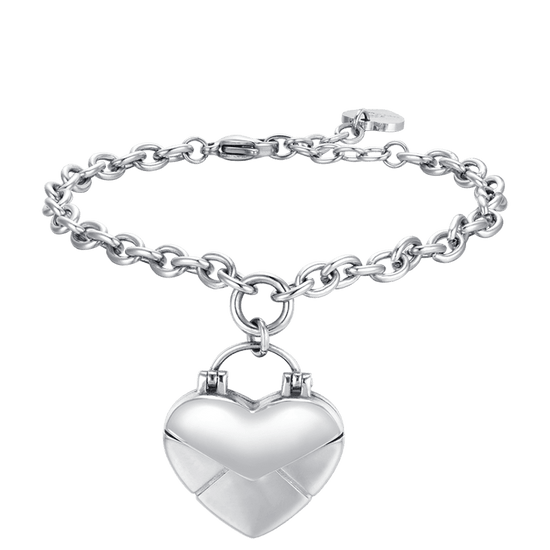 WOMEN'S STEEL HEART LETTER BRACELET