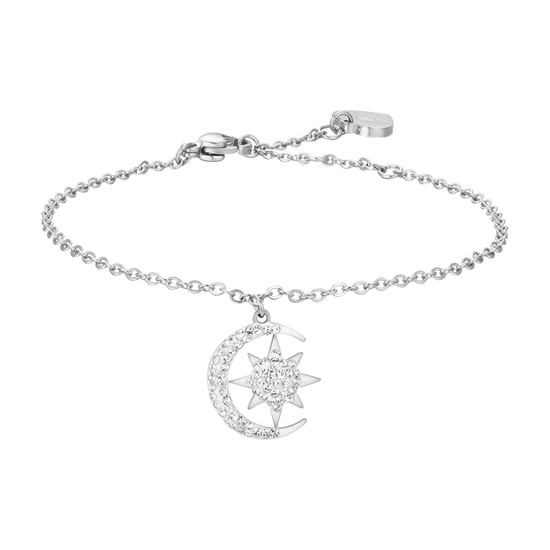 WOMAN'S BRACELET IN STEEL STAR AND MOON Luca Barra