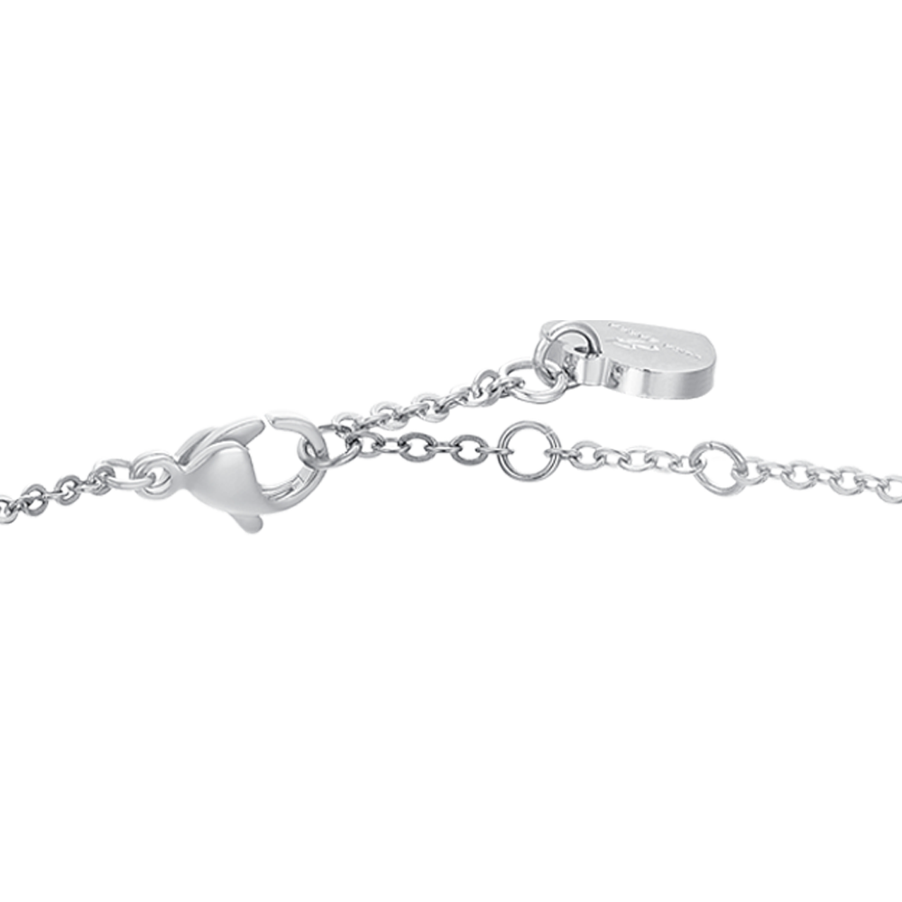 WHITE CRYSTAL STEEL WOMEN'S BRACELET