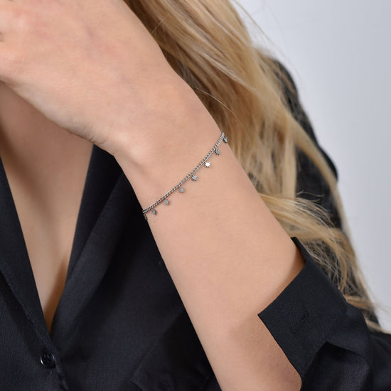 WOMAN'S BRACELET IN STEEL STARS OF SISSI Luca Barra