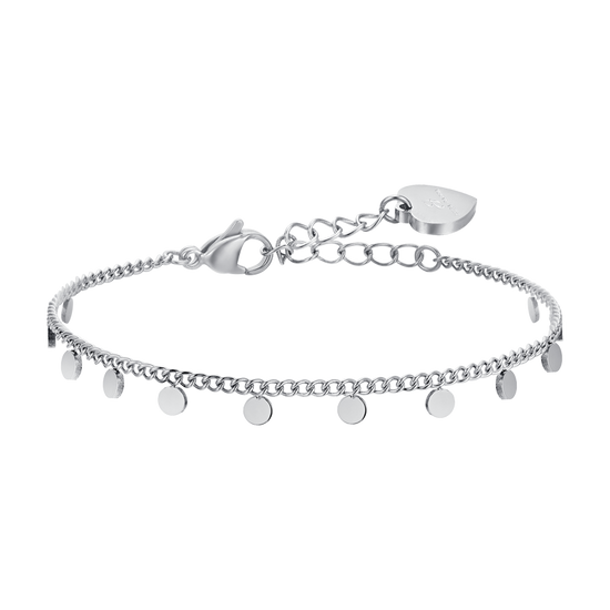 WOMEN'S STEEL BRACELET WITH CIRCLES