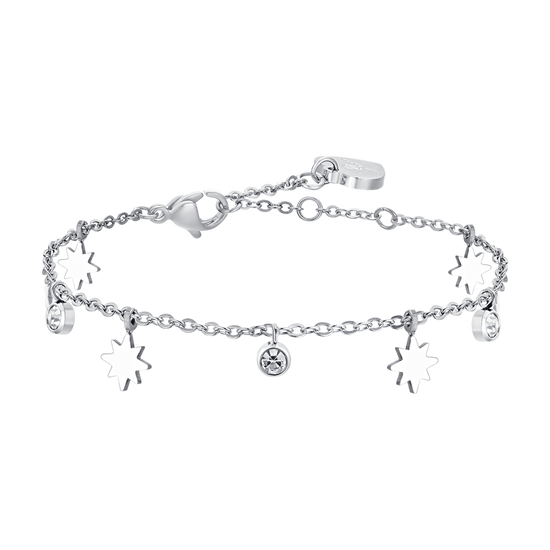 SISSI STAR STEEL WOMEN'S BRACELET WITH CRYSTALS