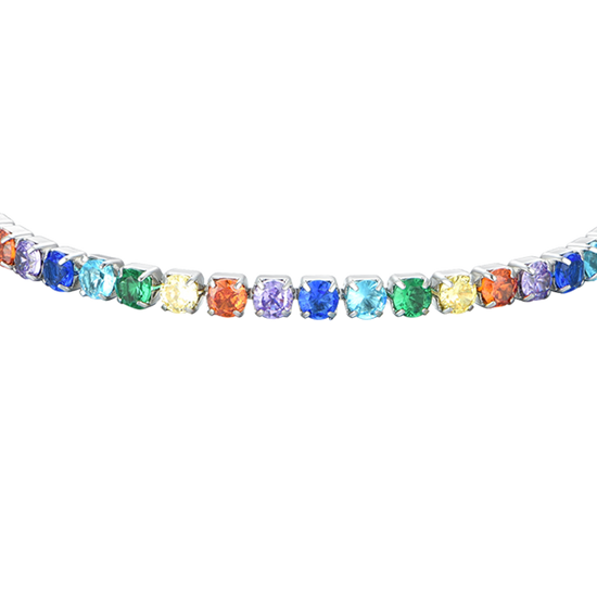 MULTICOLOR CRYSTALS WOMEN'S TENNIS BRACELET