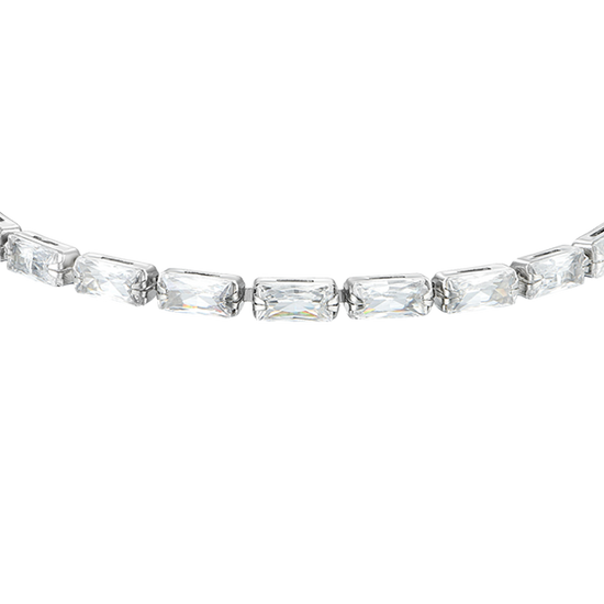 WHITE BAGUETTE CUBIC ZIRCONIA WOMEN'S TENNIS BRACELET