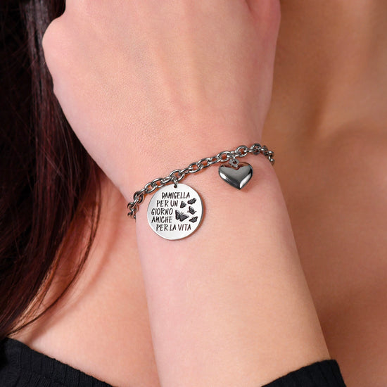 WOMEN'S STEEL BRIDESMAID BRACELET