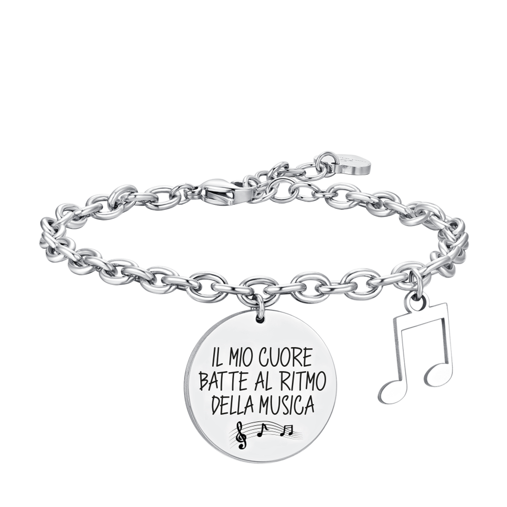 MUSICAL NOTE STEEL WOMEN'S BRACELET