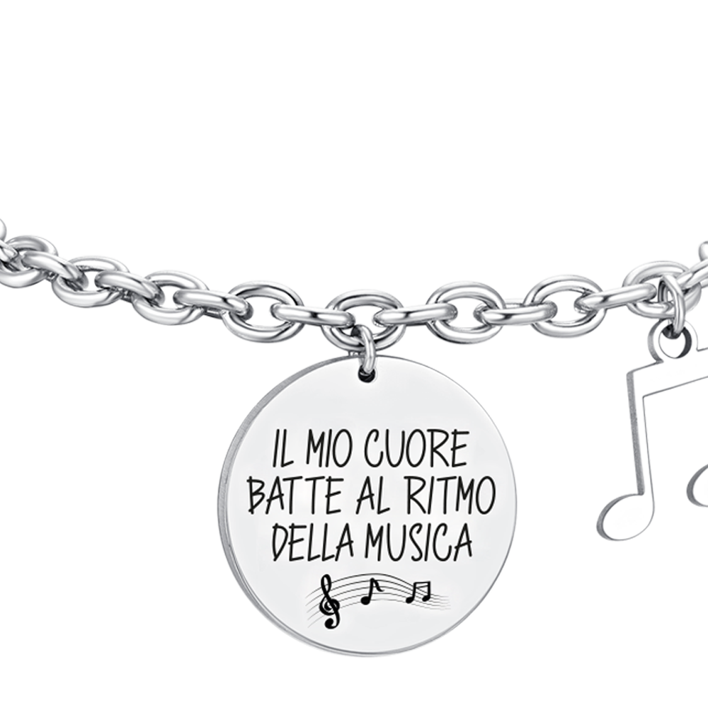 MUSICAL NOTE STEEL WOMEN'S BRACELET