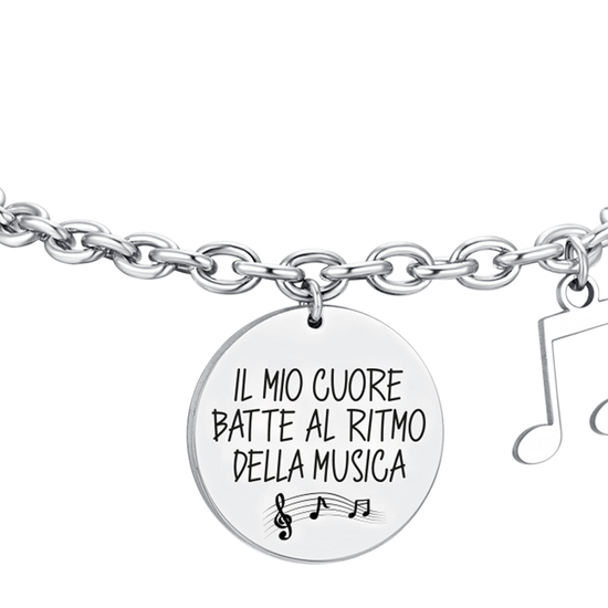 MUSICAL NOTE STEEL WOMEN'S BRACELET