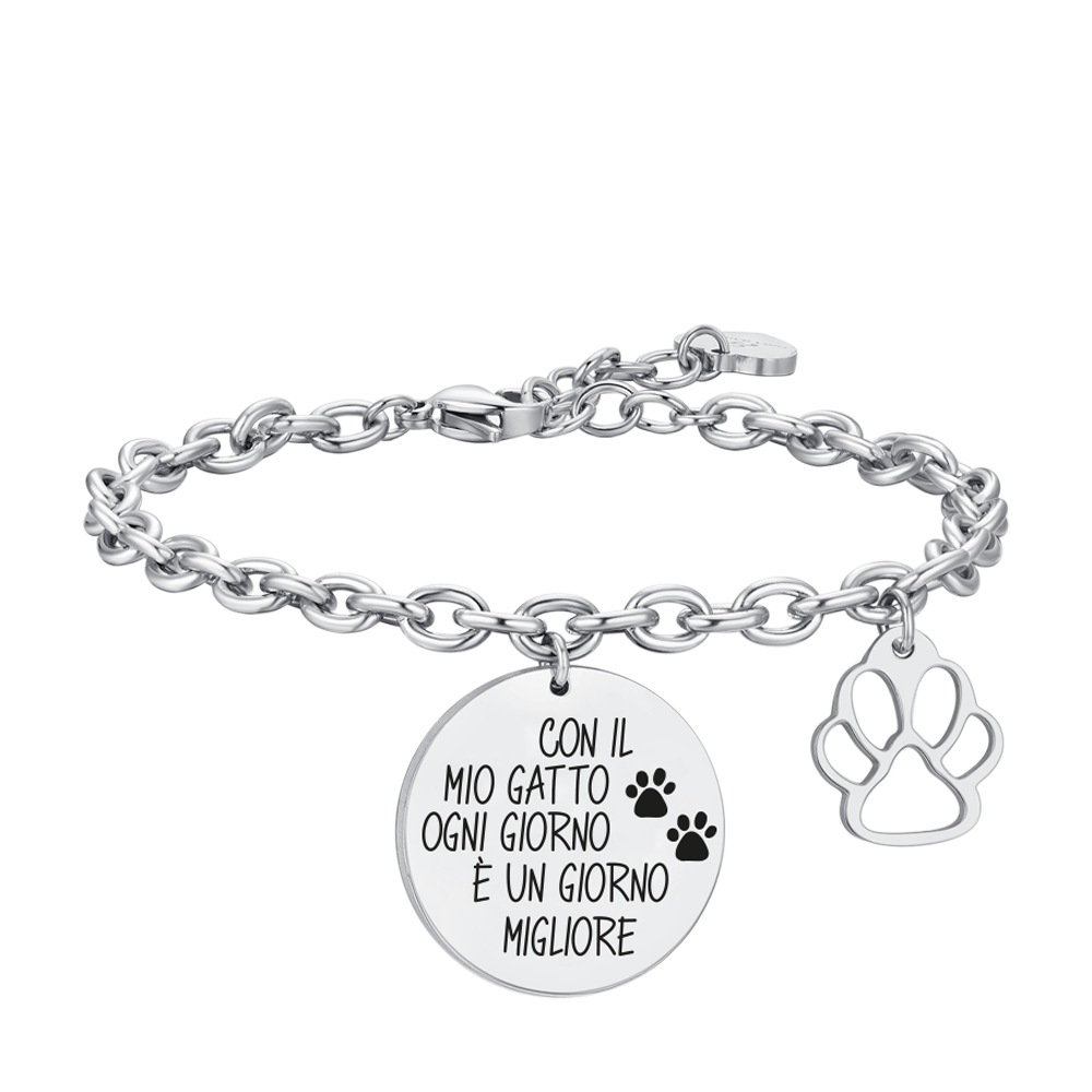 WOMEN'S STEEL CAT BRACELET