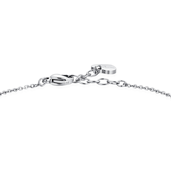 WOMEN'S STEEL STARS AND CUBIC ZIRCONIA BRACELET