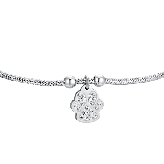 WOMEN'S STEEL BRACELET WITH PAW