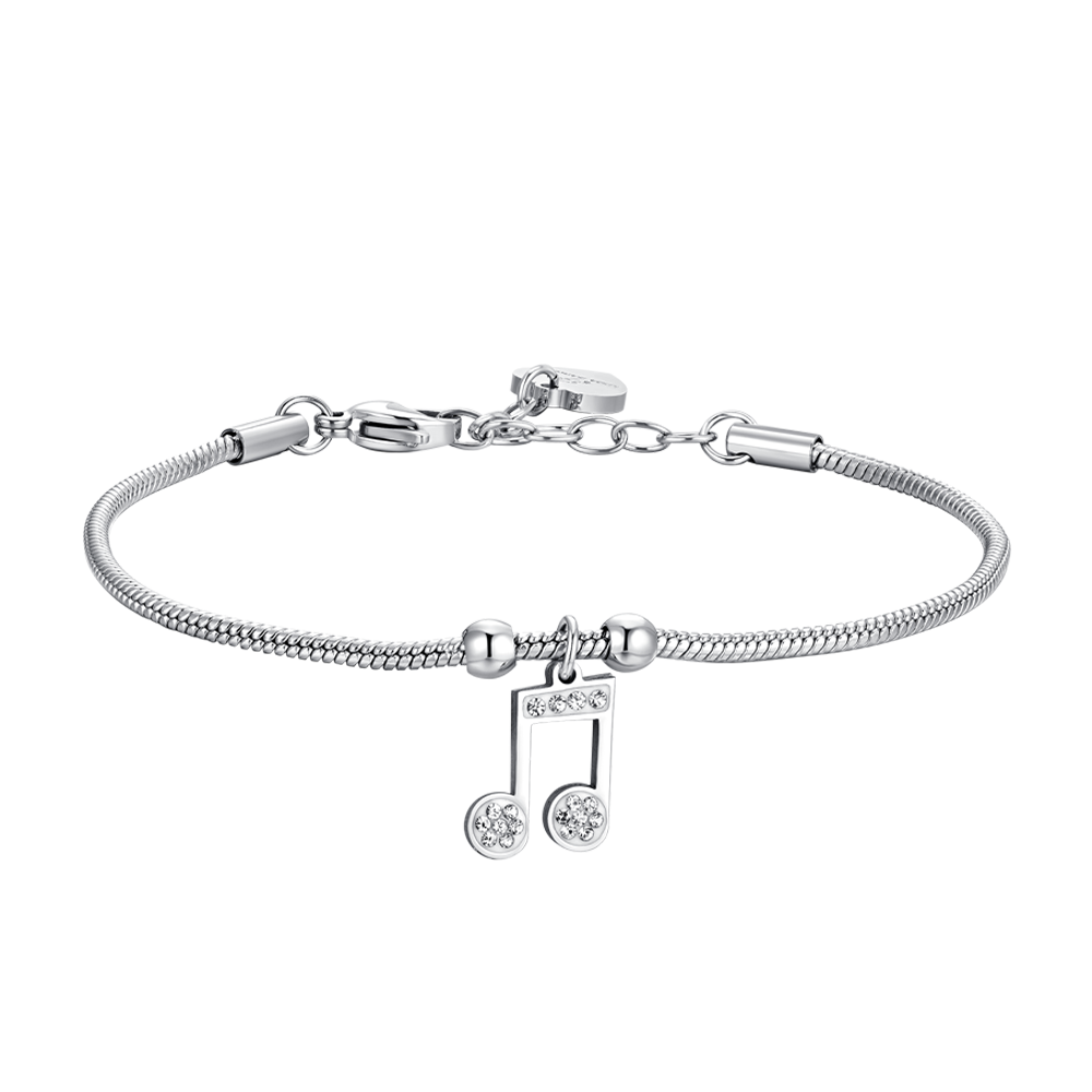 WOMEN'S STEEL BRACELET WITH MUSICAL NOTE