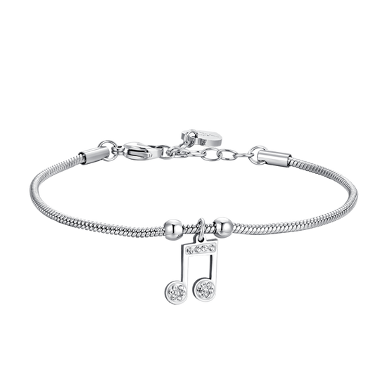 WOMEN'S STEEL BRACELET WITH MUSICAL NOTE