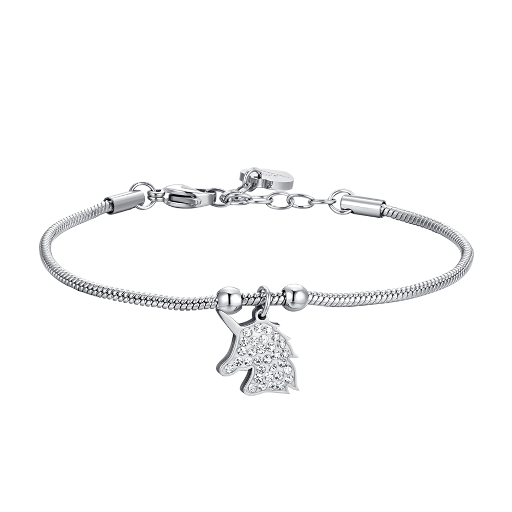 WOMEN STEEL BRACELET WITH UNICORN