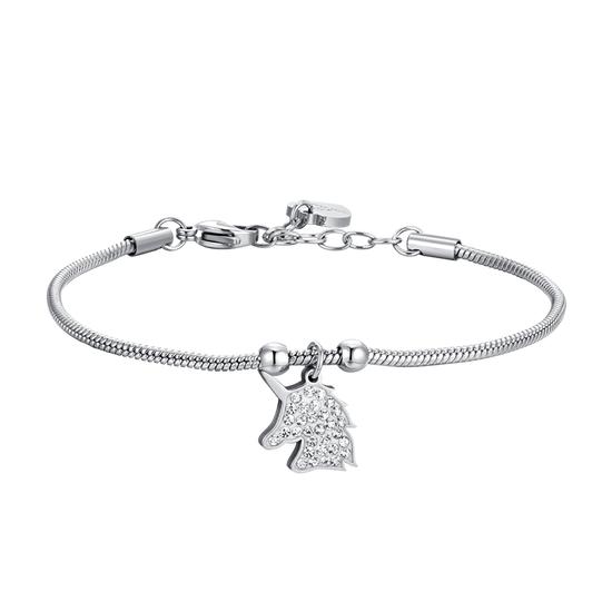 WOMEN STEEL BRACELET WITH UNICORN