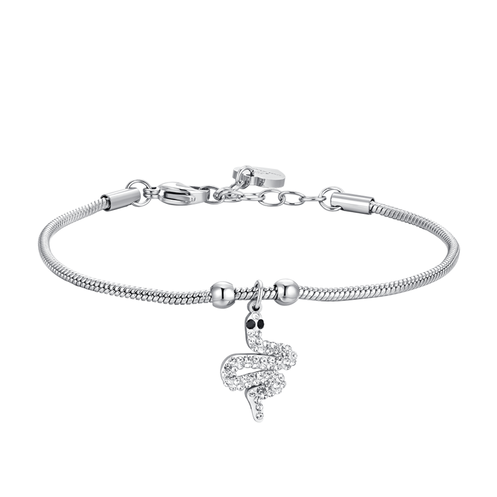 WOMEN'S STEEL BRACELET WITH SNAKE