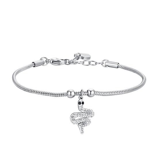 WOMEN'S STEEL BRACELET WITH SNAKE