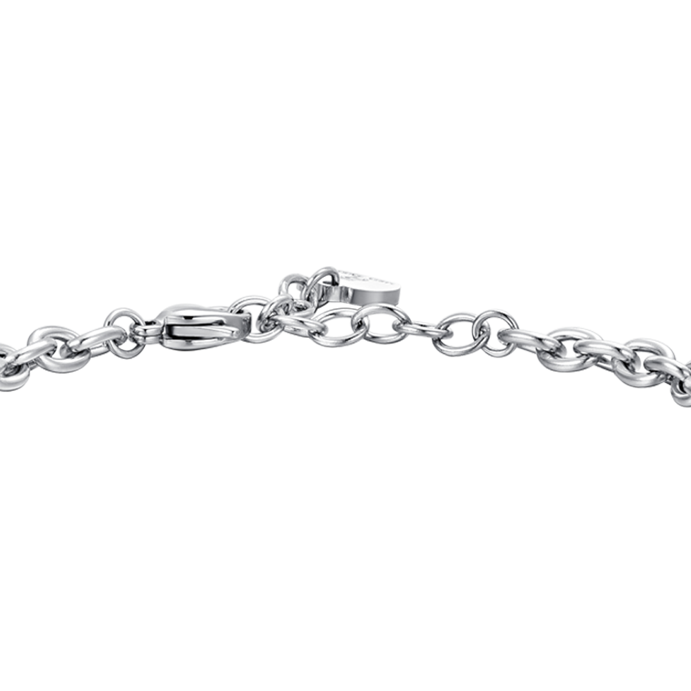 WOMEN'S STEEL FOUR-LEAF CLOVER SWIVEL BRACELET