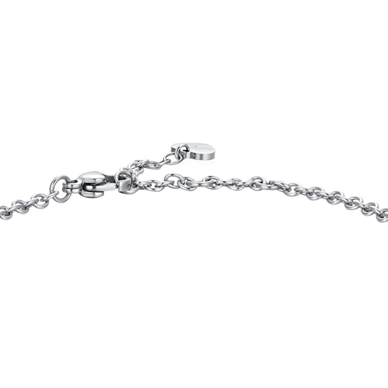 WOMAN'S TENNIS BRACELET IN STEEL STAR AND ZIRCONES Luca Barra