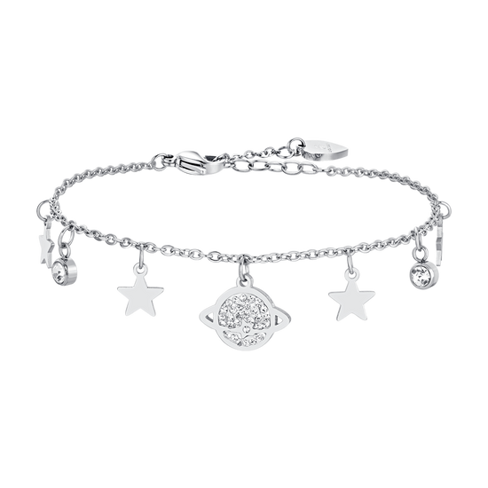 PLANET AND STARS STEEL WOMEN'S BRACELET