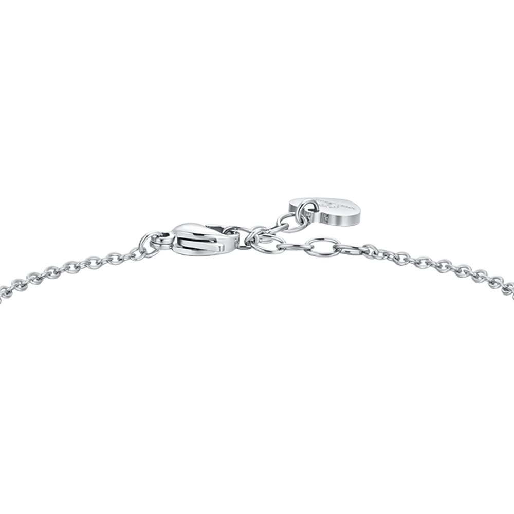 WHITE CRYSTAL STEEL WOMEN'S BRACELET