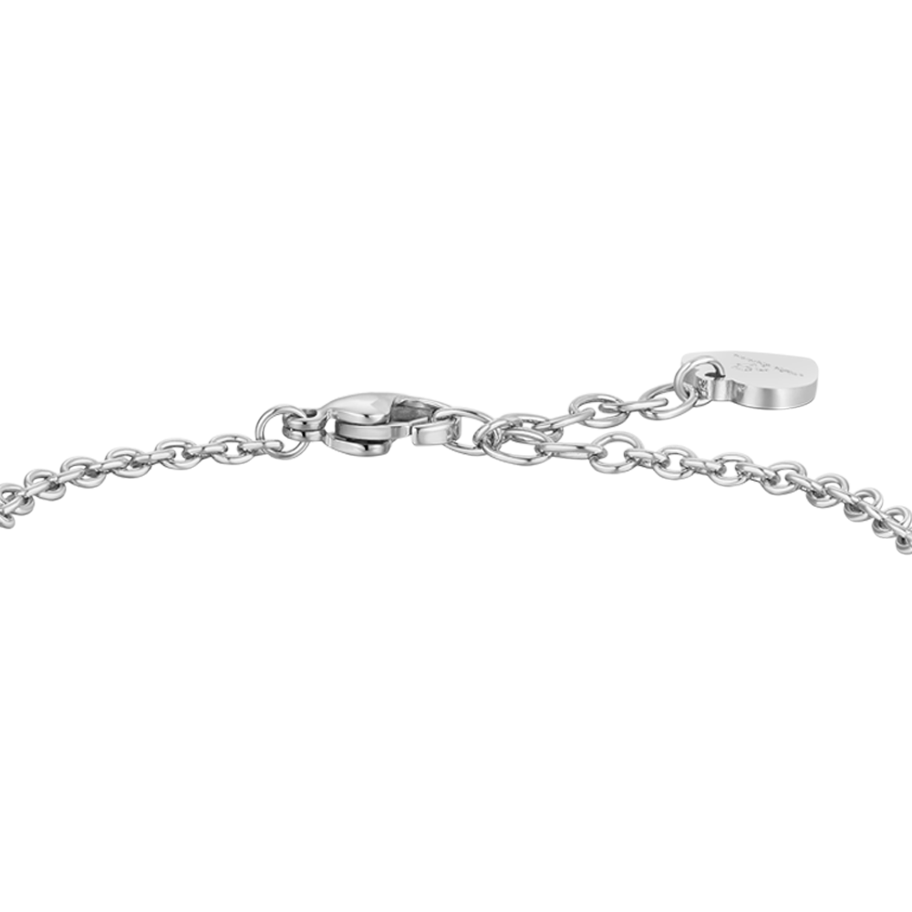 WOMEN'S STEEL KEY AND HEART BRACELET