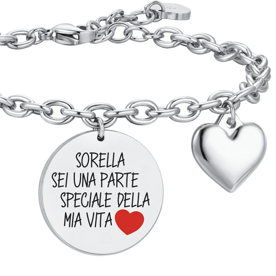 BRACCIALE DONNA IN ACCIAIO SORELLA