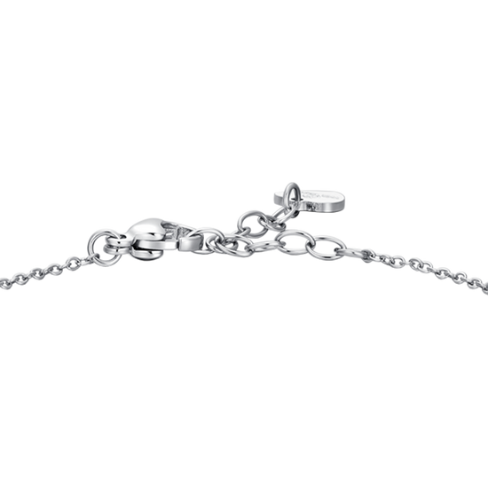 WOMEN'S STEEL BRACELET WITH STAR AND WHITE CRYSTALS