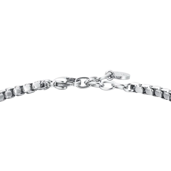 MEN'S STEEL BRACELET WITH IP ROSE PLATE Luca Barra