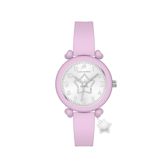 LILAC AND STAR WOMEN'S SILICONE WATCH