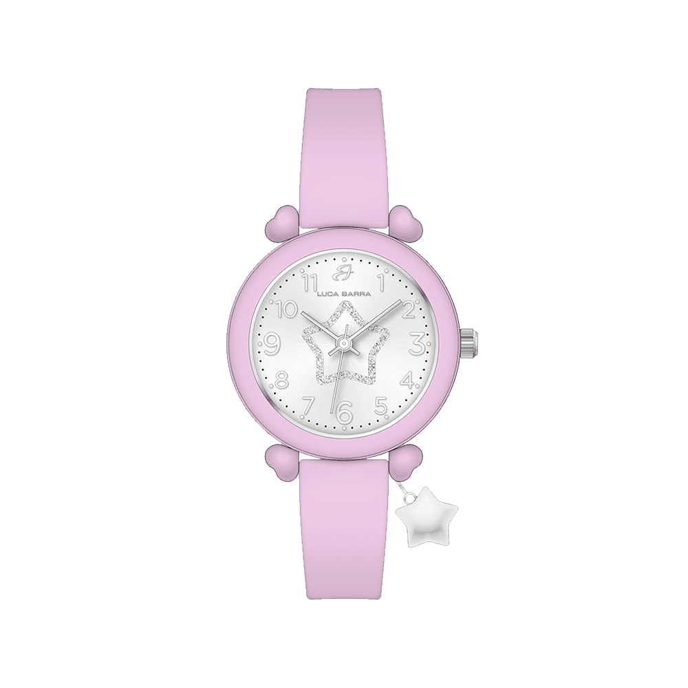 LILAC AND STAR WOMEN'S SILICONE WATCH