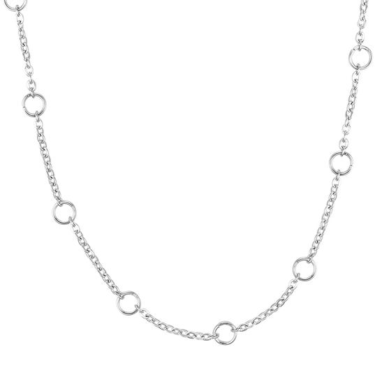 WOMEN'S STEEL NECKLACE FOR CHARMS WITH LOBSTER CLASP