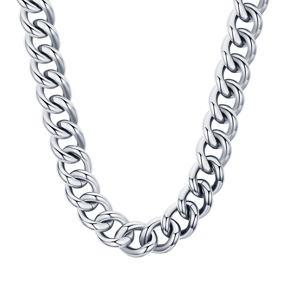 WOMEN'S STEEL CHAIN LINK NECKLACE