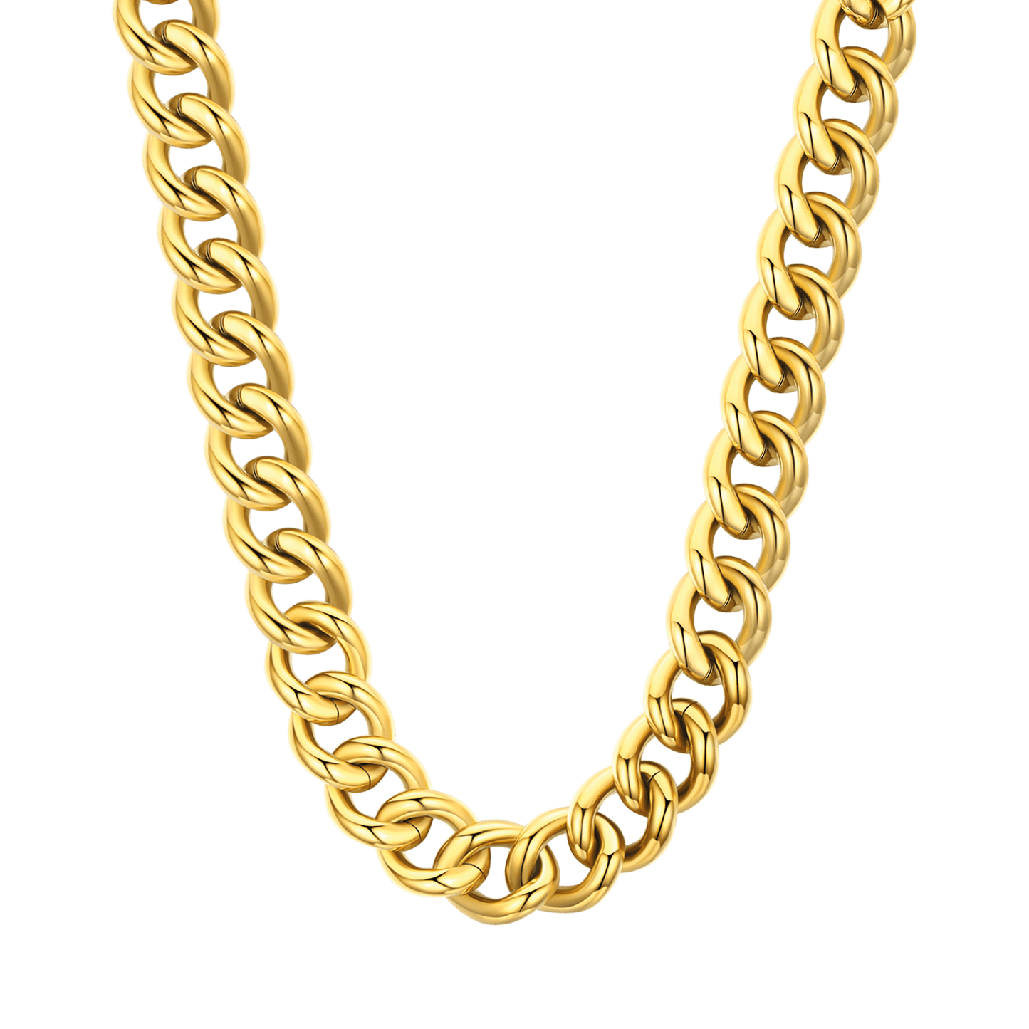 WOMEN'S STEEL CHAIN LINK NECKLACE