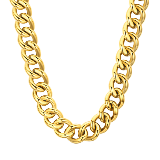 WOMEN'S STEEL CHAIN LINK NECKLACE