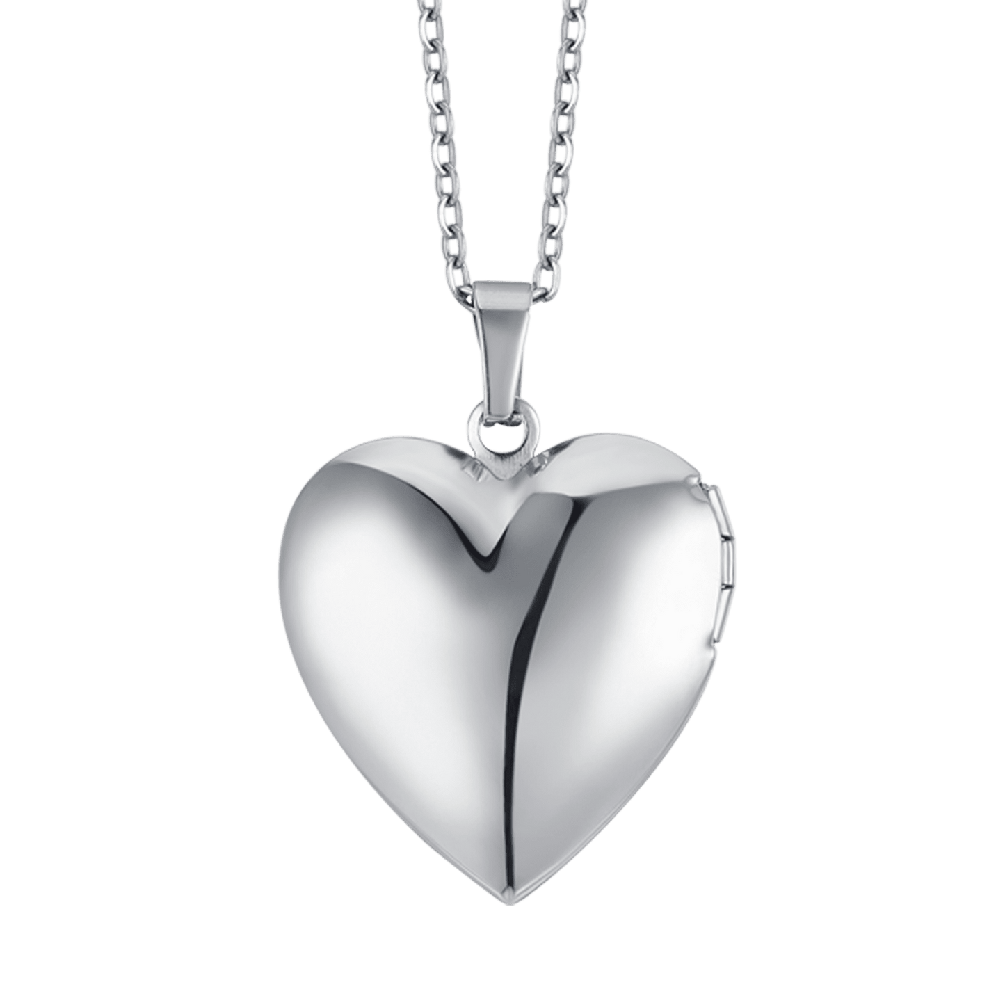 WOMAN STEEL NECKLACE WITH HEART