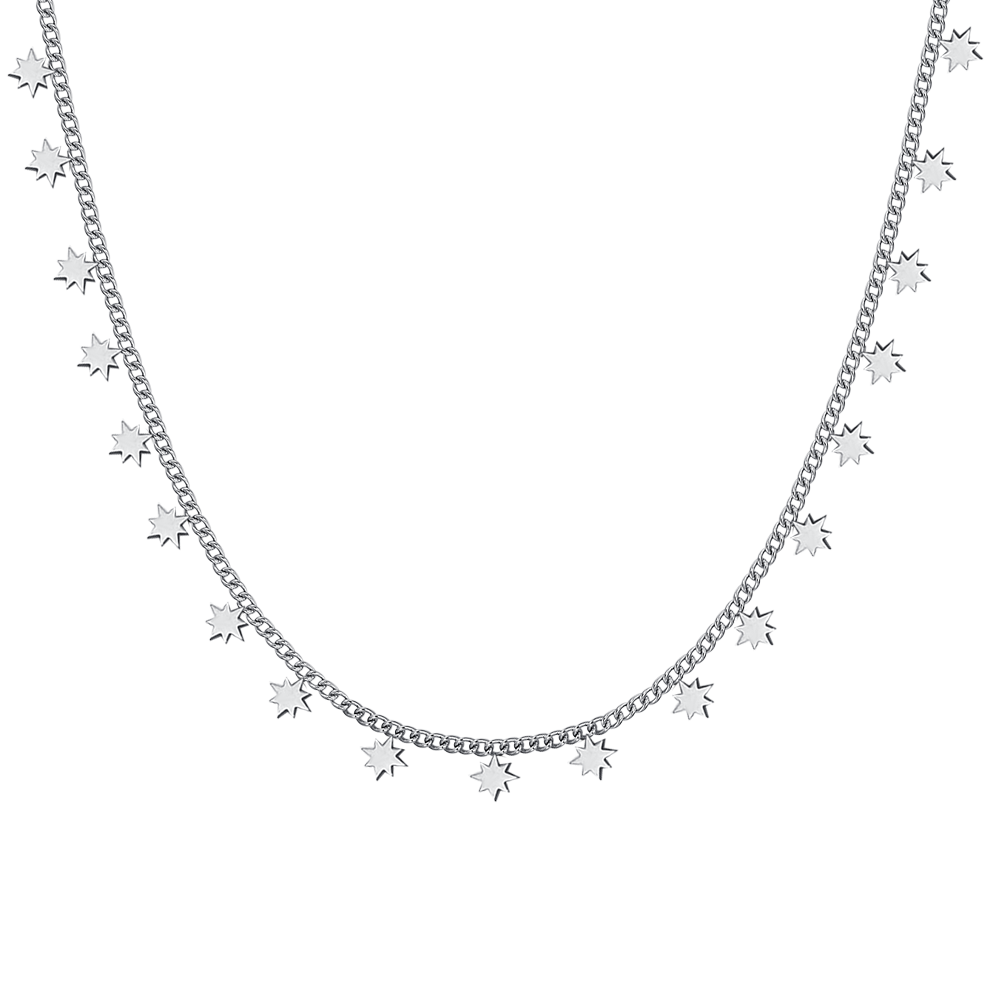 SISSI STARS STEEL WOMEN NECKLACE