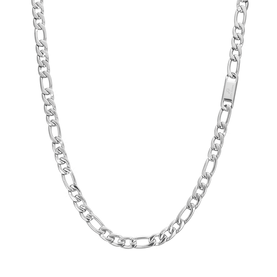 GROUMETTE MESH STEEL MEN'S NECKLACE