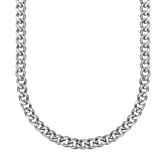 9MM CHAIN LINK STEEL UNISEX NECKLACE