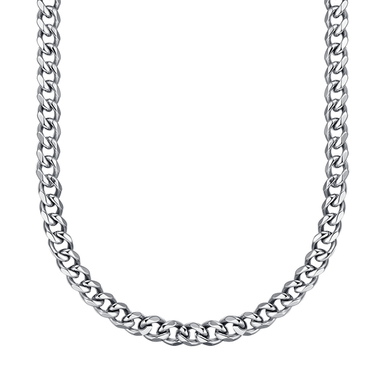 9MM CHAIN LINK STEEL UNISEX NECKLACE