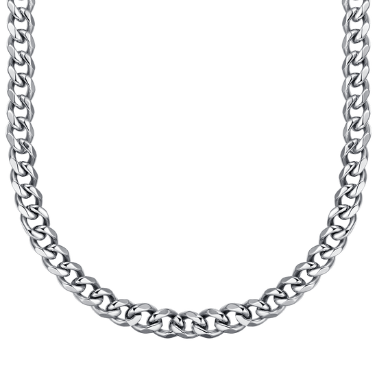 11MM CHAIN LINK STEEL UNISEX NECKLACE