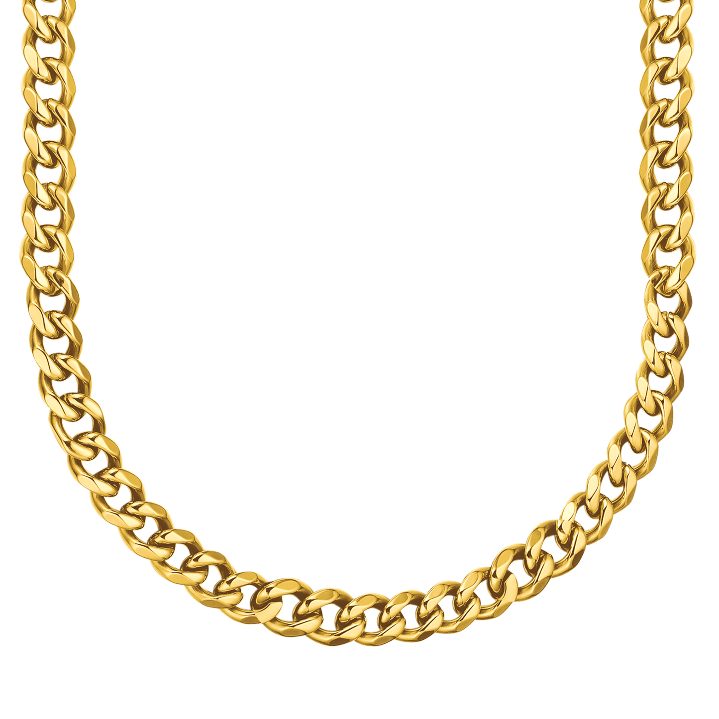 11MM CHAIN LINK STEEL UNISEX NECKLACE