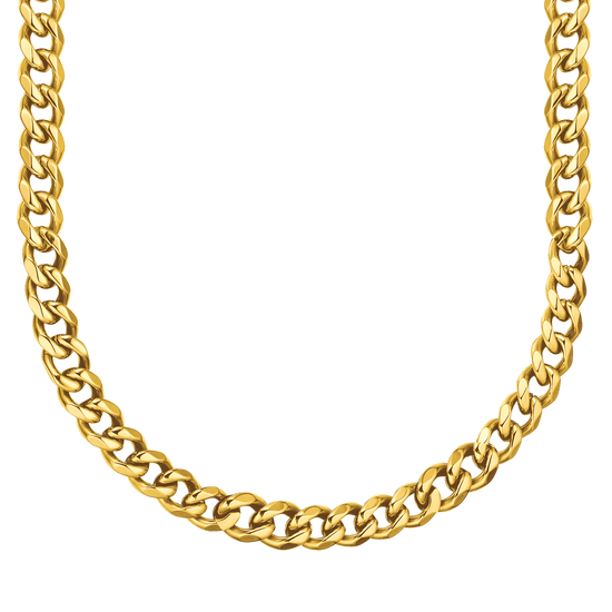 11MM CHAIN LINK STEEL UNISEX NECKLACE