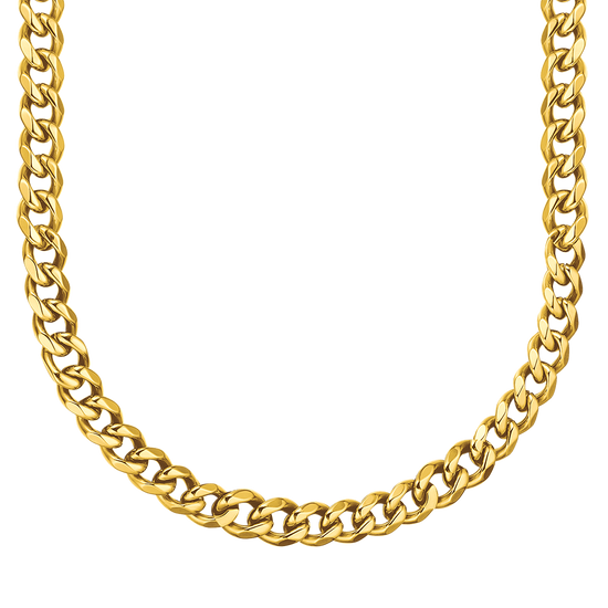 11MM CHAIN LINK STEEL UNISEX NECKLACE